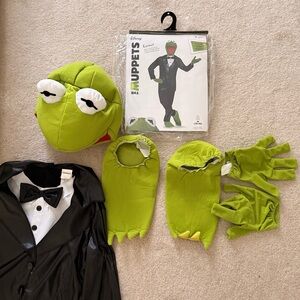 Disney Muppets Kermit Costume - Green and Black